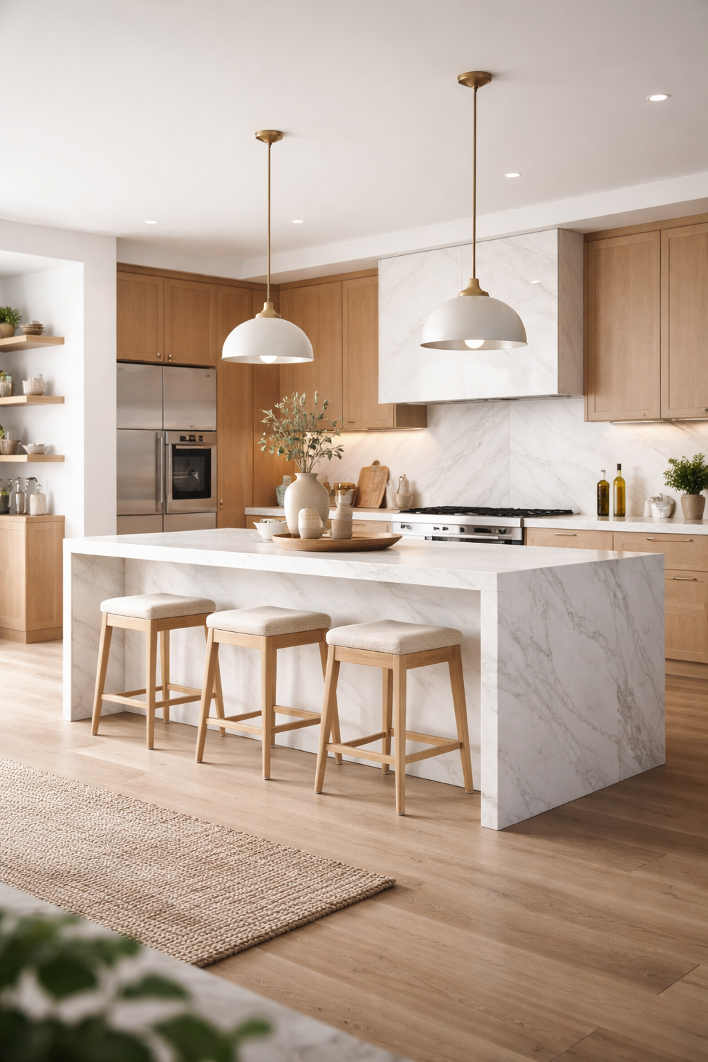 Open Concept Modern Kitchen Styling