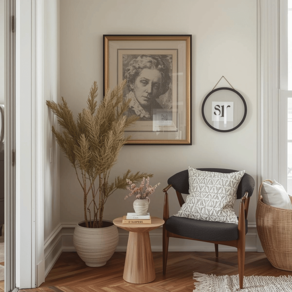 Edit Before Adding Anything New - Small Space Spring Decor