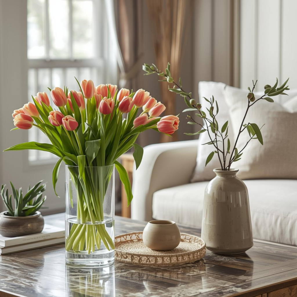 Fresh Florals (Or Realistic Faux) - Spring Decor Ideas