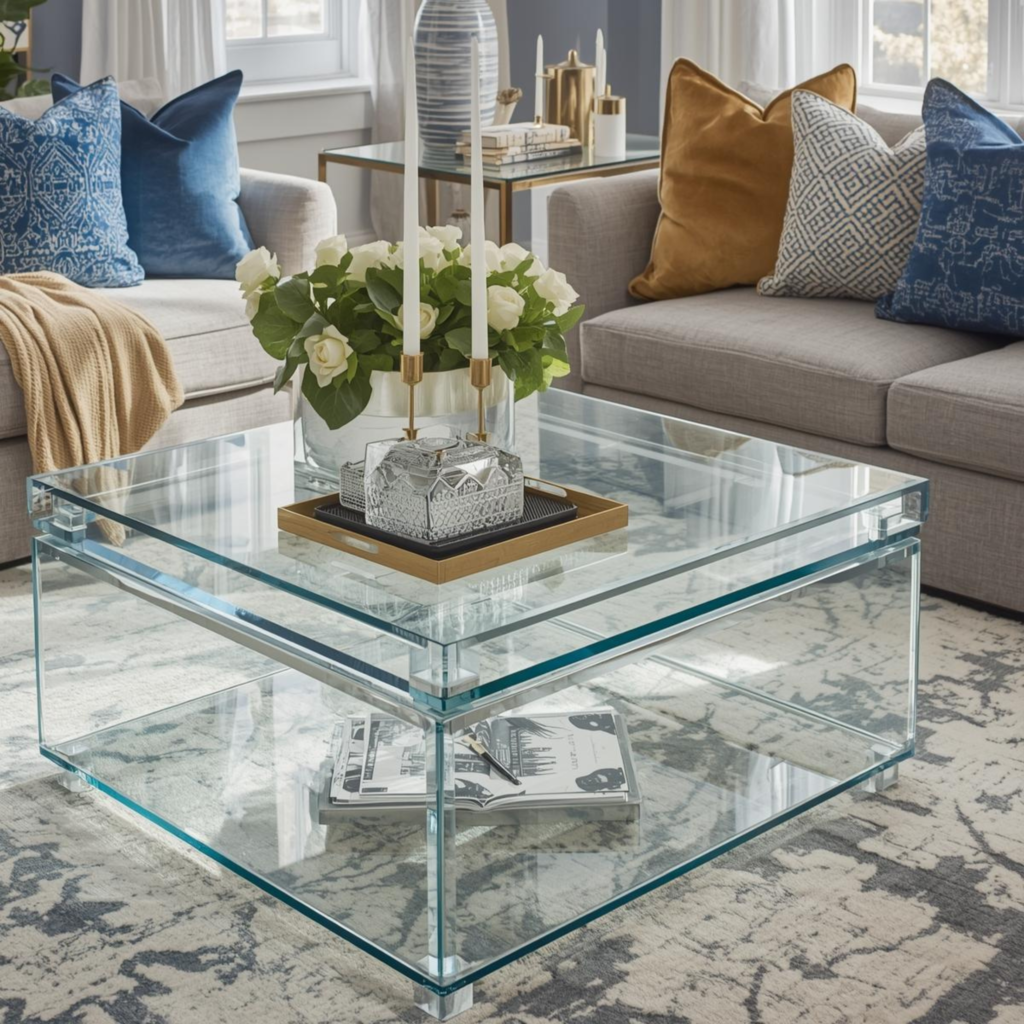 Incorporate Glass and Reflective Surfaces - Spring Ddecor Ideas