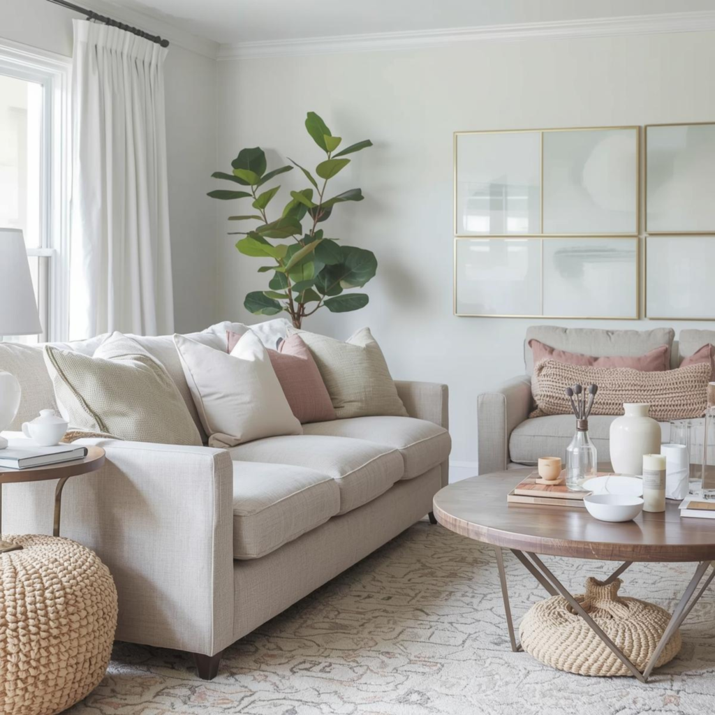 Swap Dark Textiles for Light Linen - Fresh Spring Decor Ideas