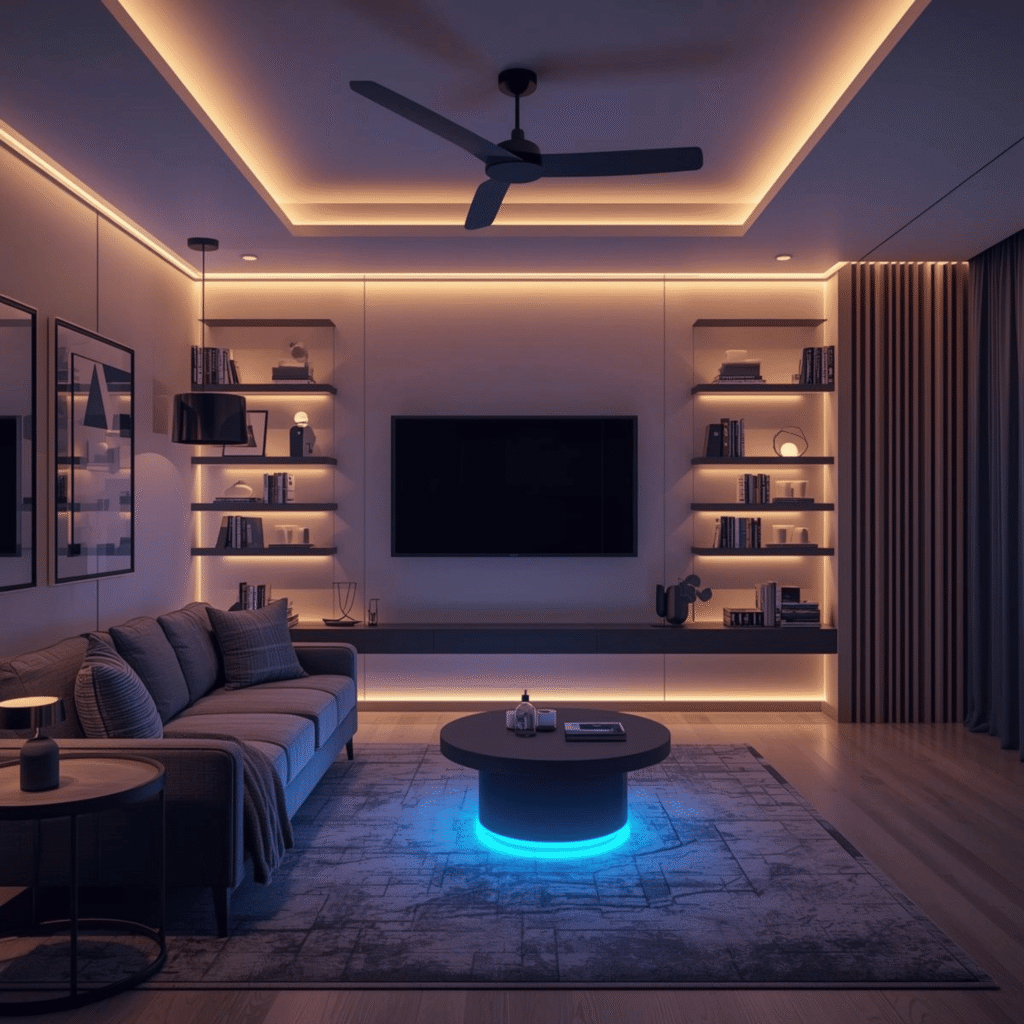 Futuristic Lighting The Foundation of a High-Tech Interior - Futuristic Home Decor Ideas