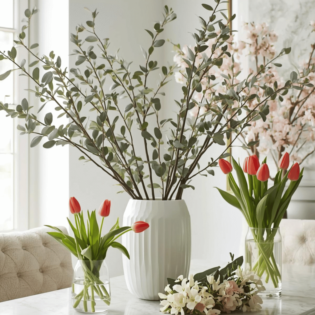 Spring Greenery and Florals That Look Elevated - Spring Home Decor Ideas