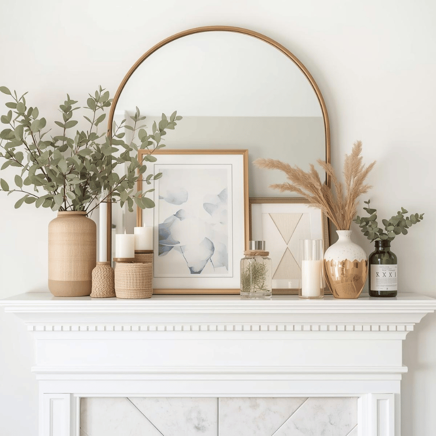 Spring Mantel Decor Ideas