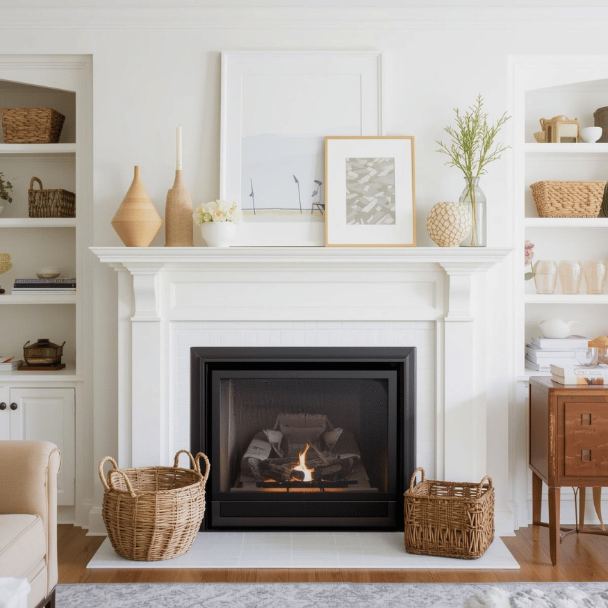 Spring Mantel Decor Ideas