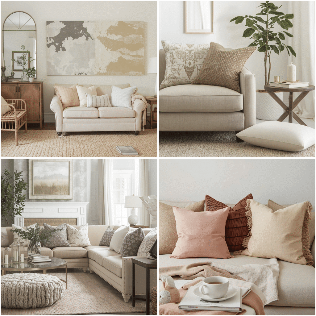 Best Color Combinations for Neutral Decorative Pillows