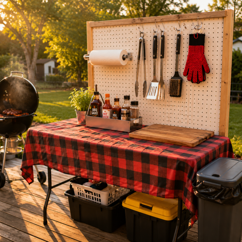 DIY BBQ Prep Station Under $100 — Full Build Guide