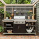 DIY BBQ Grill Station Setup From Bare Backyard to Cookout-Ready