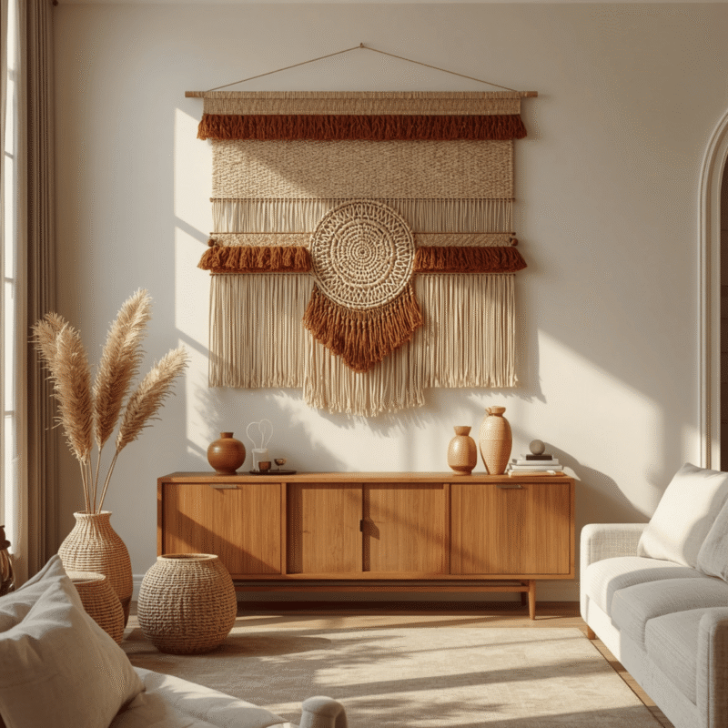 DIY Woven Rattan Wall Art: Create Your Own Afrohemian Masterpiece