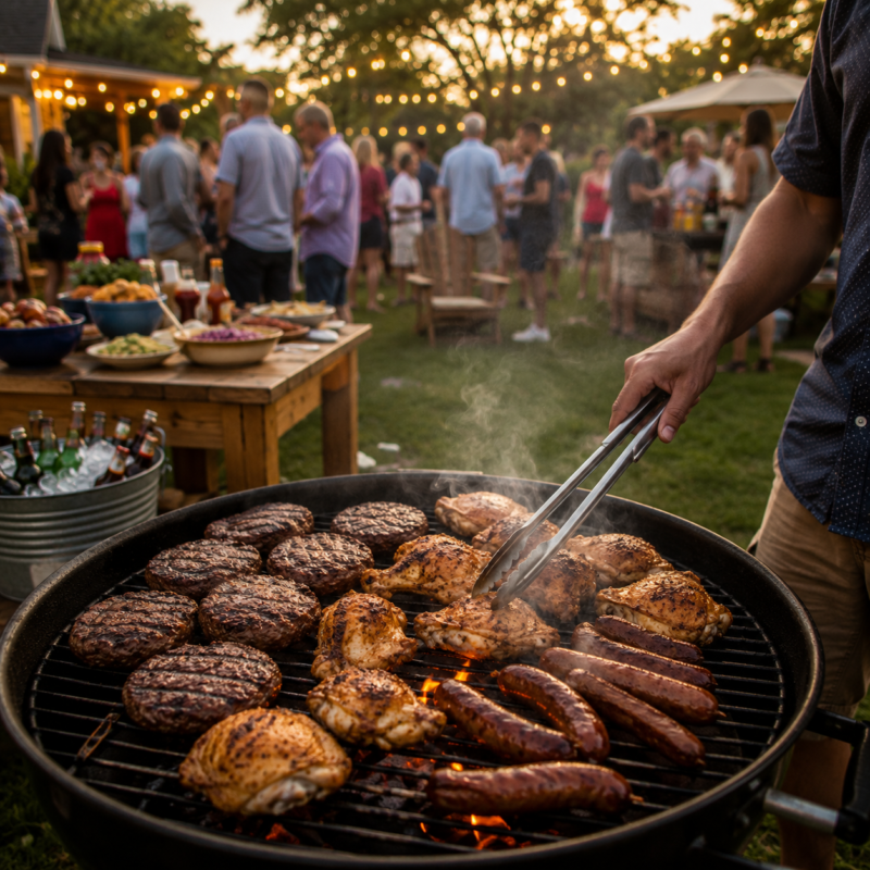 Grilling for a Crowd — How to Feed 50 People from One Backyard Grill?