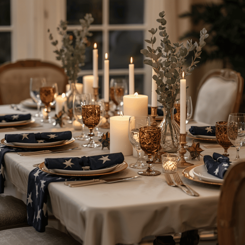 Luxury 4th of July Tablescape on a Budget