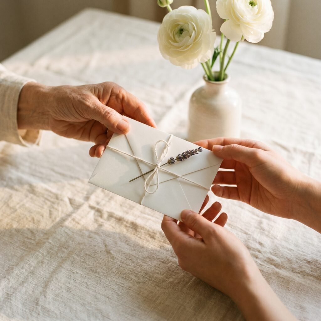 A close-up, beautifully styled shot of two hands