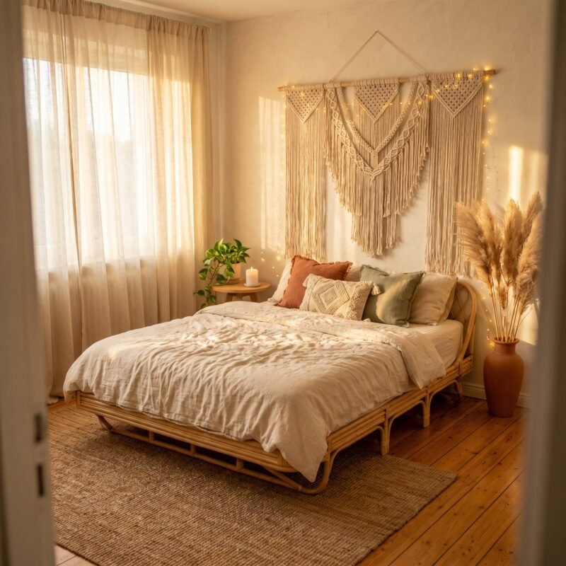 How to Style a Boho Bedroom with Amazon Finds Under $50?
