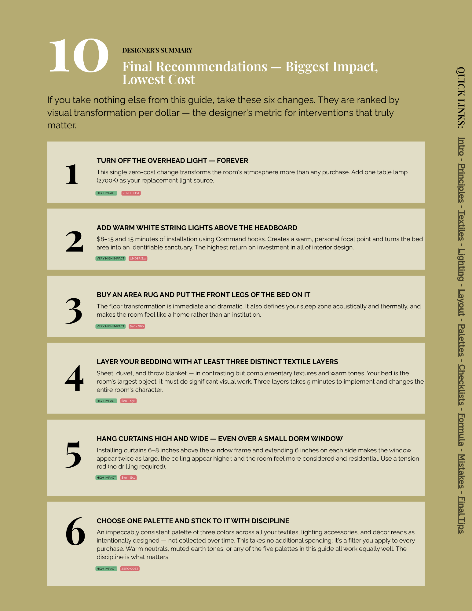 Designer's Summary